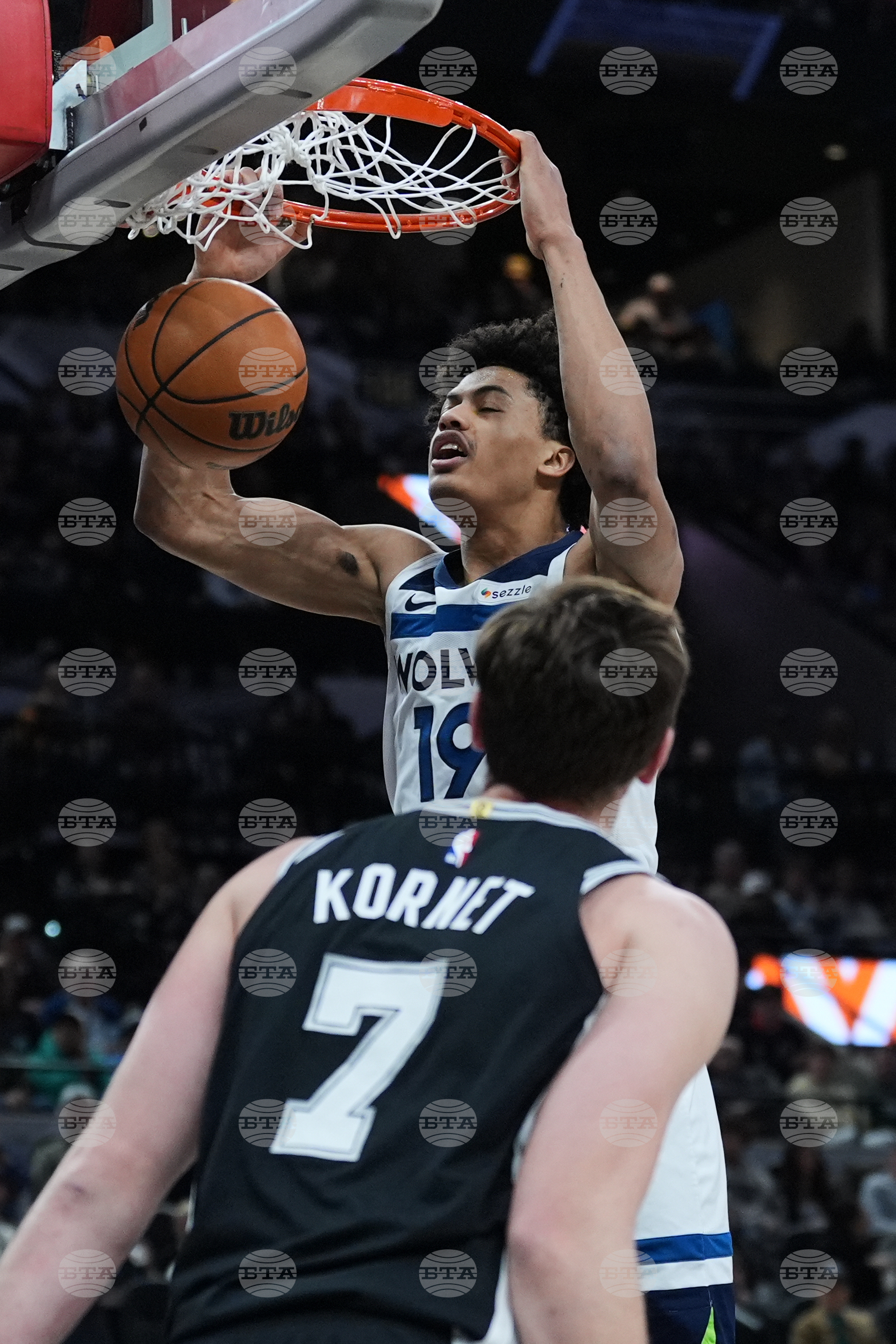 Timberwolves Spurs Basketball
