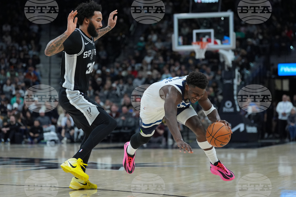 Timberwolves Spurs Basketball