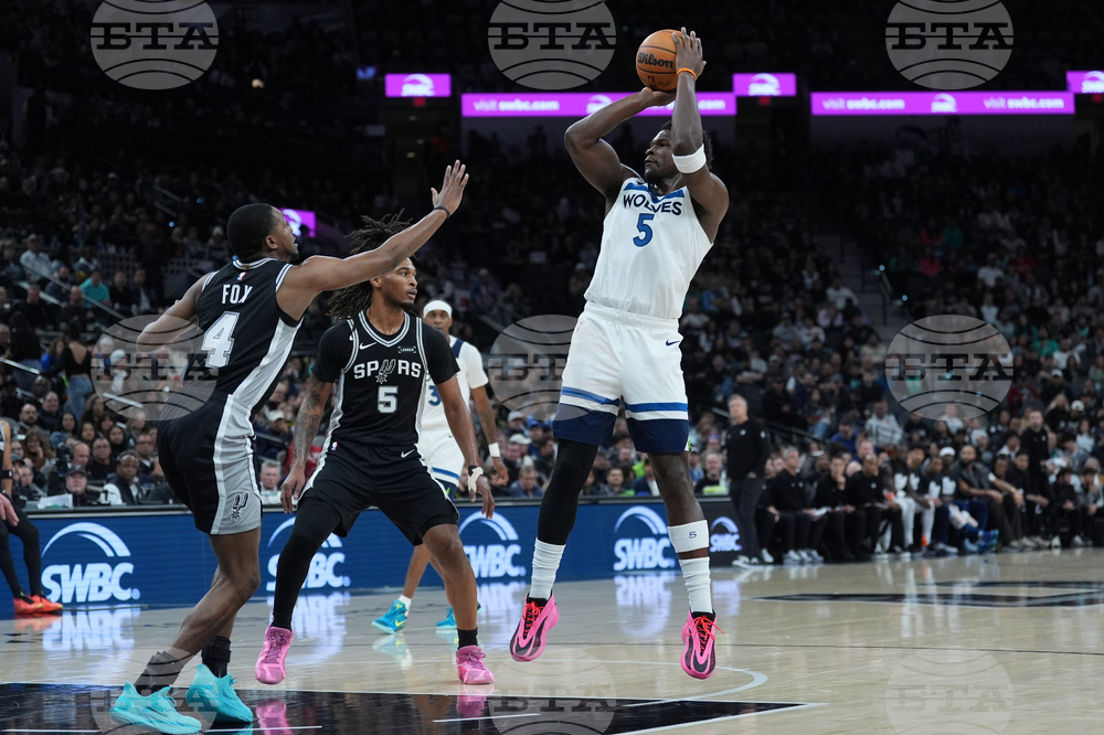 Timberwolves Spurs Basketball