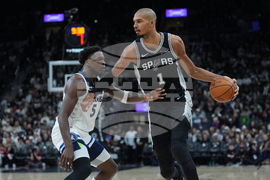 Timberwolves Spurs Basketball