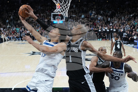 APTOPIX Timberwolves Spurs Basketball