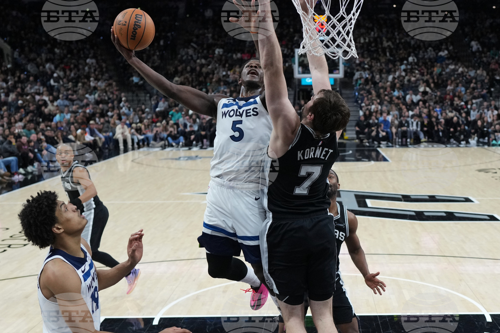 Timberwolves Spurs Basketball