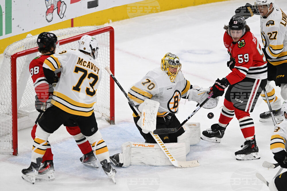 Bruins Blackhawks Hockey