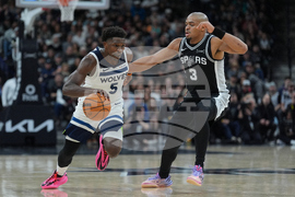 Timberwolves Spurs Basketball