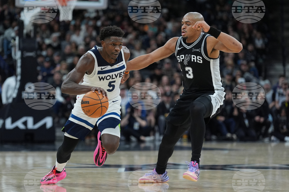 Timberwolves Spurs Basketball