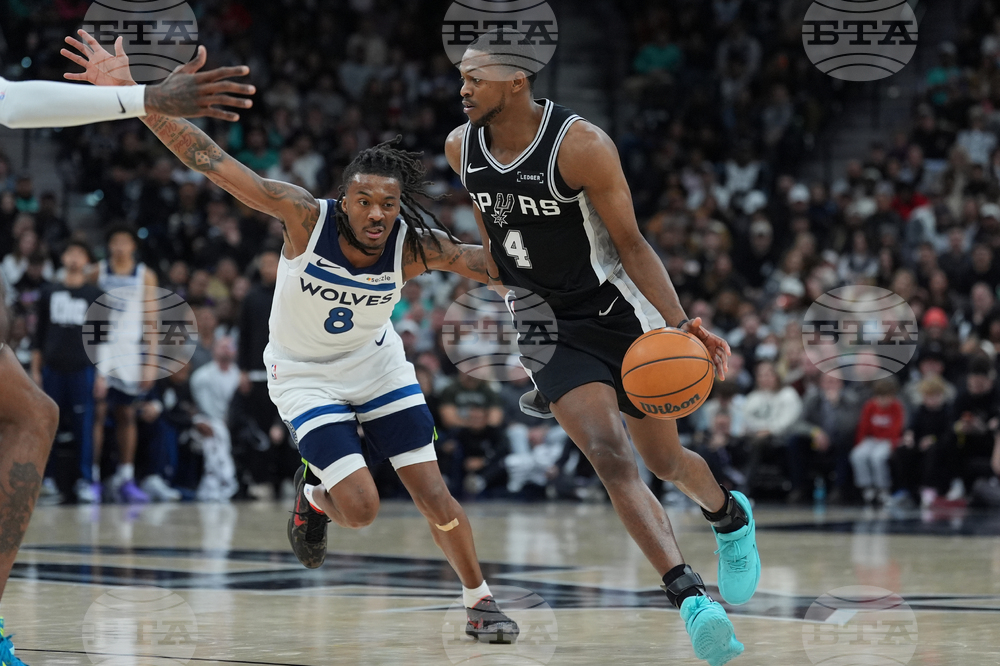 Timberwolves Spurs Basketball