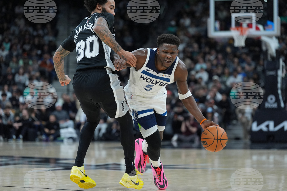 Timberwolves Spurs Basketball