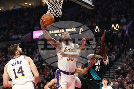 Lakers Trail Blazers Basketball