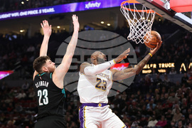 Lakers Trail Blazers Basketball