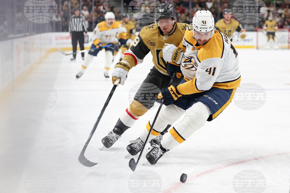 Predators Golden Knights Hockey