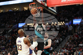 Lakers Trail Blazers Basketball