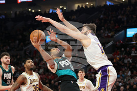 Lakers Trail Blazers Basketball