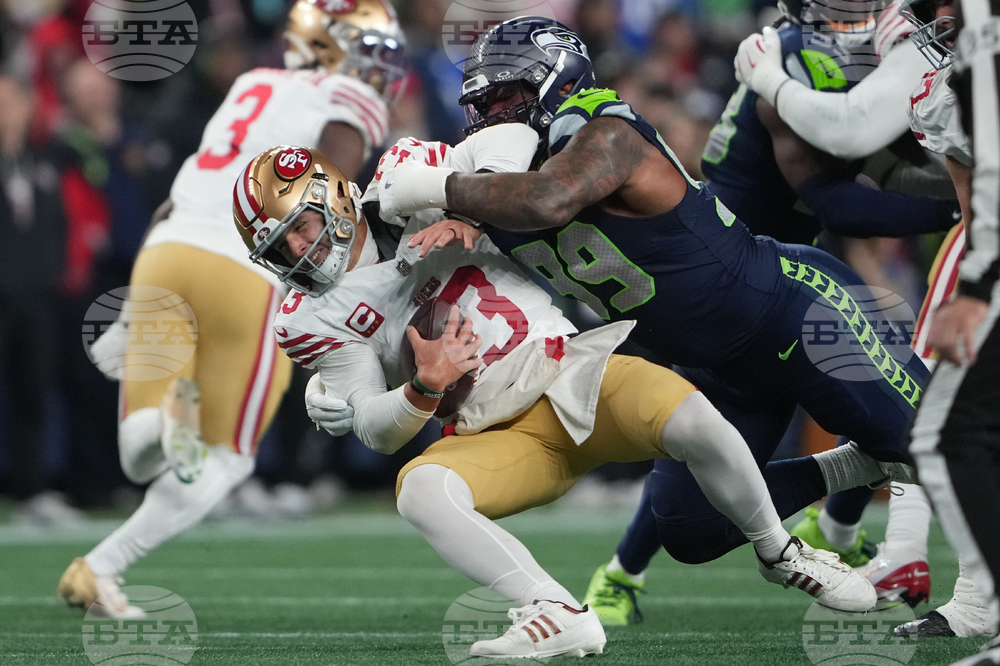 APTOPIX 49ers Seahawks Football