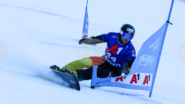 All-Bulgarian Semi-Final in Parallel Giant Slalom of the FIS Snowboard Alpine World Cup in Bansko Sunday