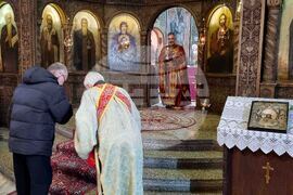 Търговище - неделна служба - отец Антоний Дончев