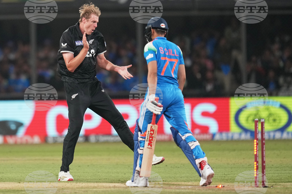 APTOPIX India New Zealand Cricket