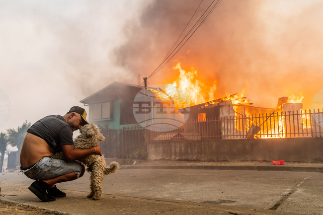 APTOPIX Chile Wildfires