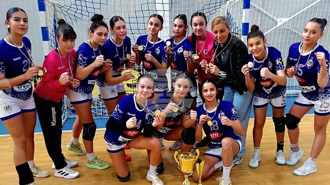 Етър 64 спечели купата на България по хандбал за девойки до 16 години