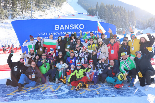 Община Банско: Тервел Замфиров спечели старта на световното по алпийски сноуборд в Банско