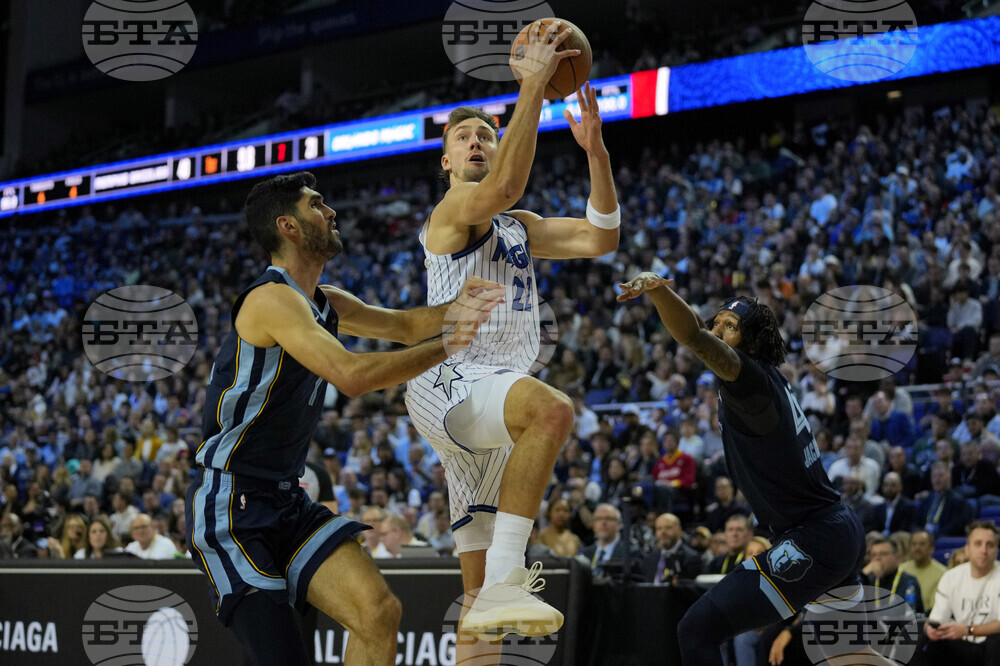 Britain Magic Grizzlies Basketball