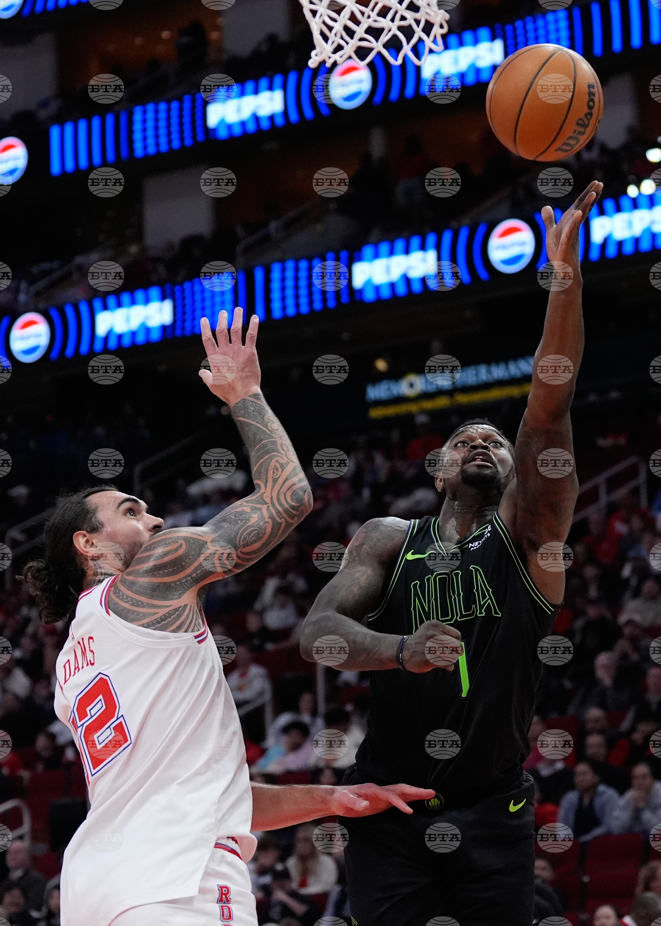 Pelicans Rockets Basketball