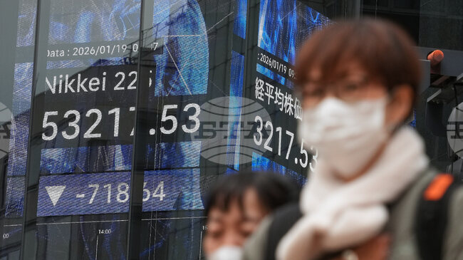 Предимно низходящо завършиха азиатските пазари след заплахите на Тръмп да наложи мита на европейски страни заради Гренландия