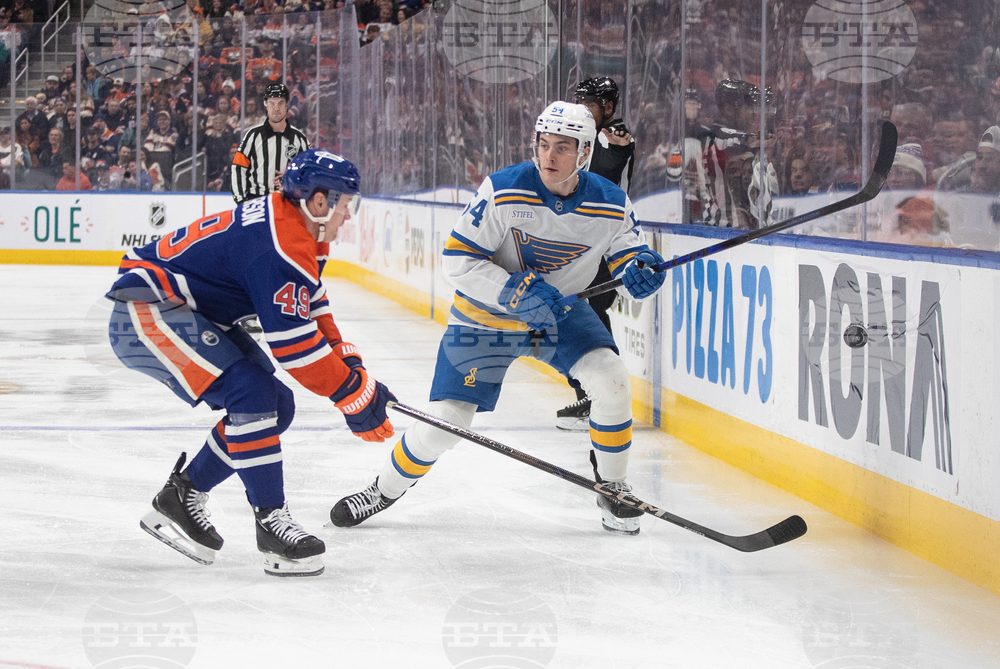 Blues Oilers Hockey