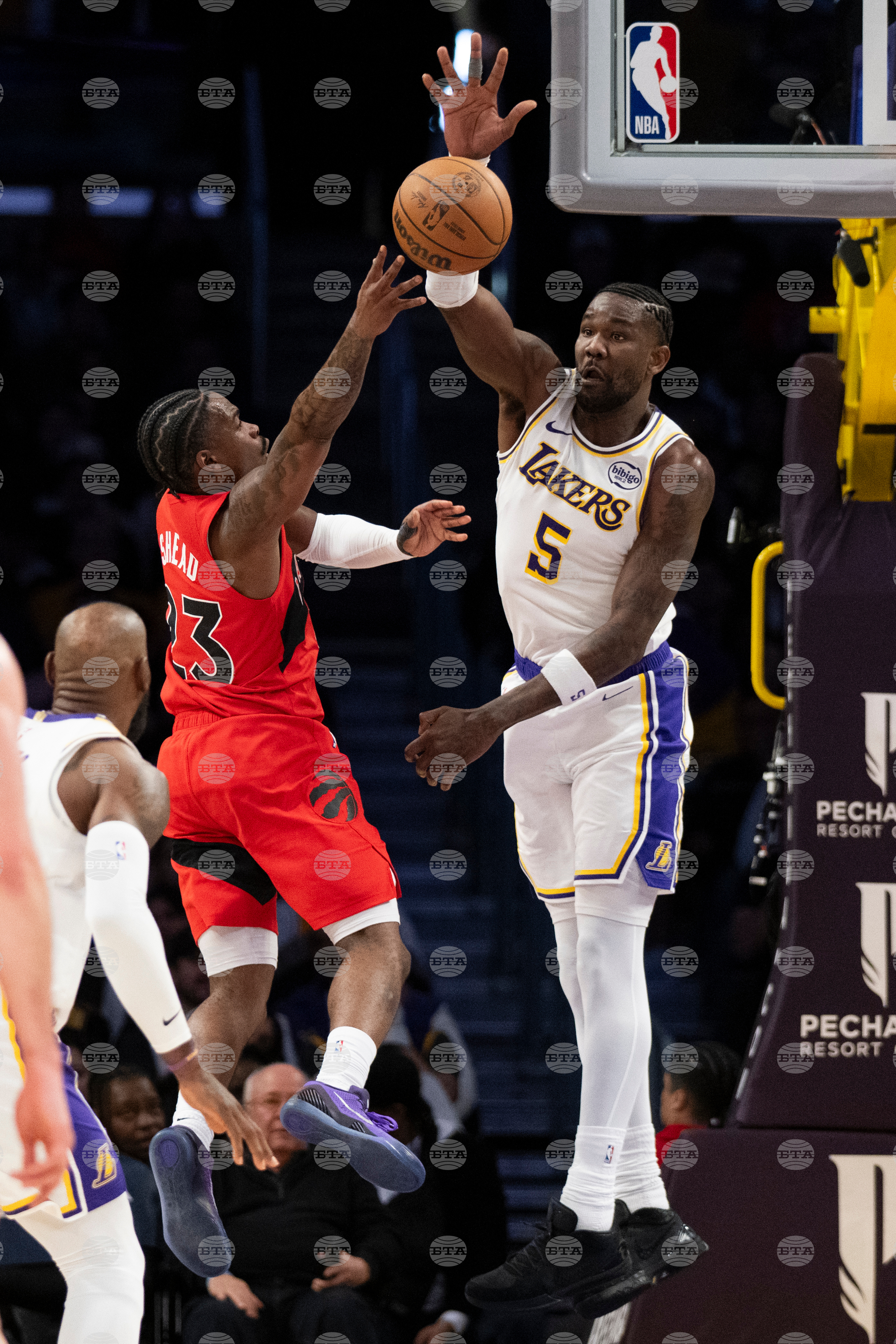 Raptors Lakers Basketball