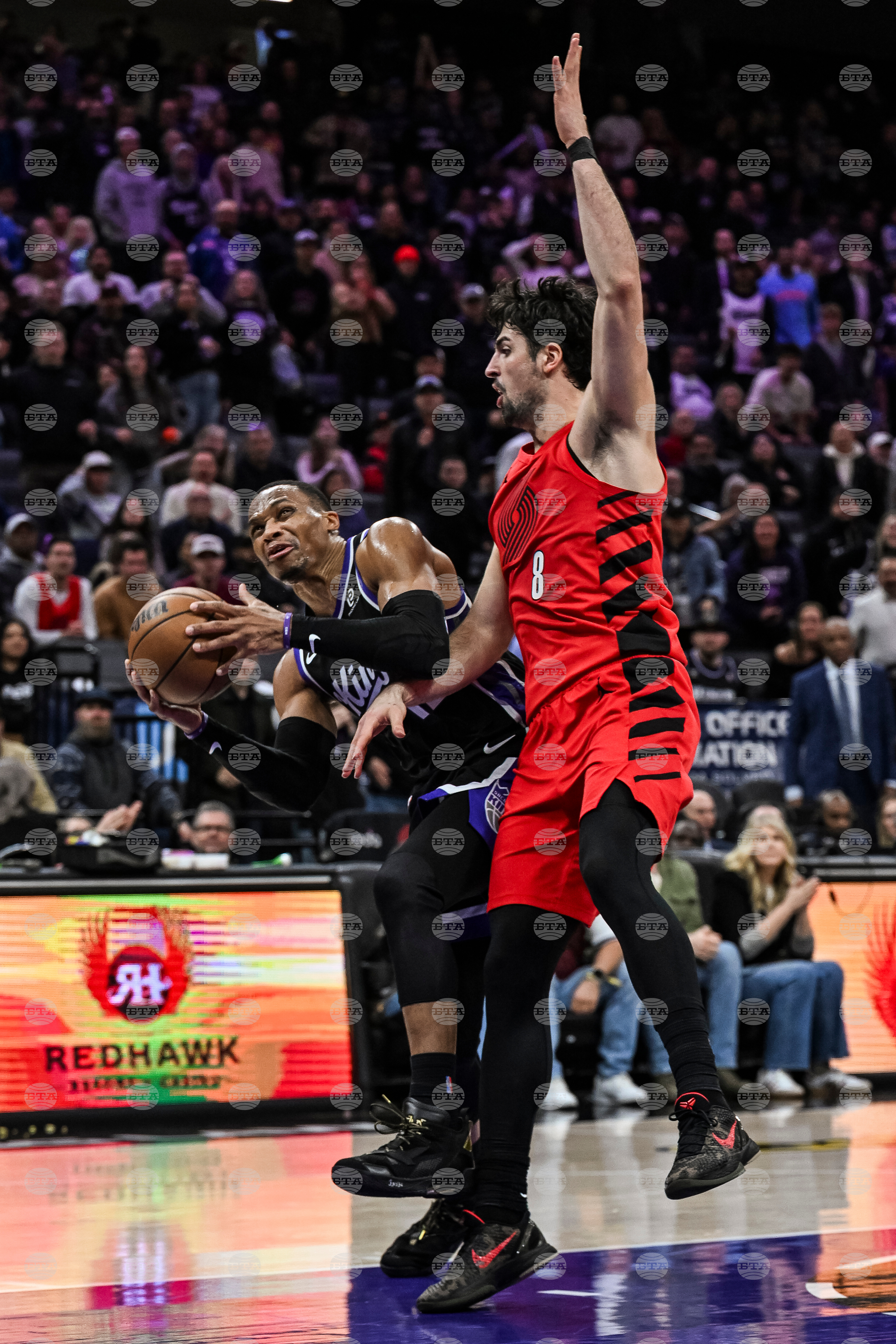 Trail Blazers Kings Basketball