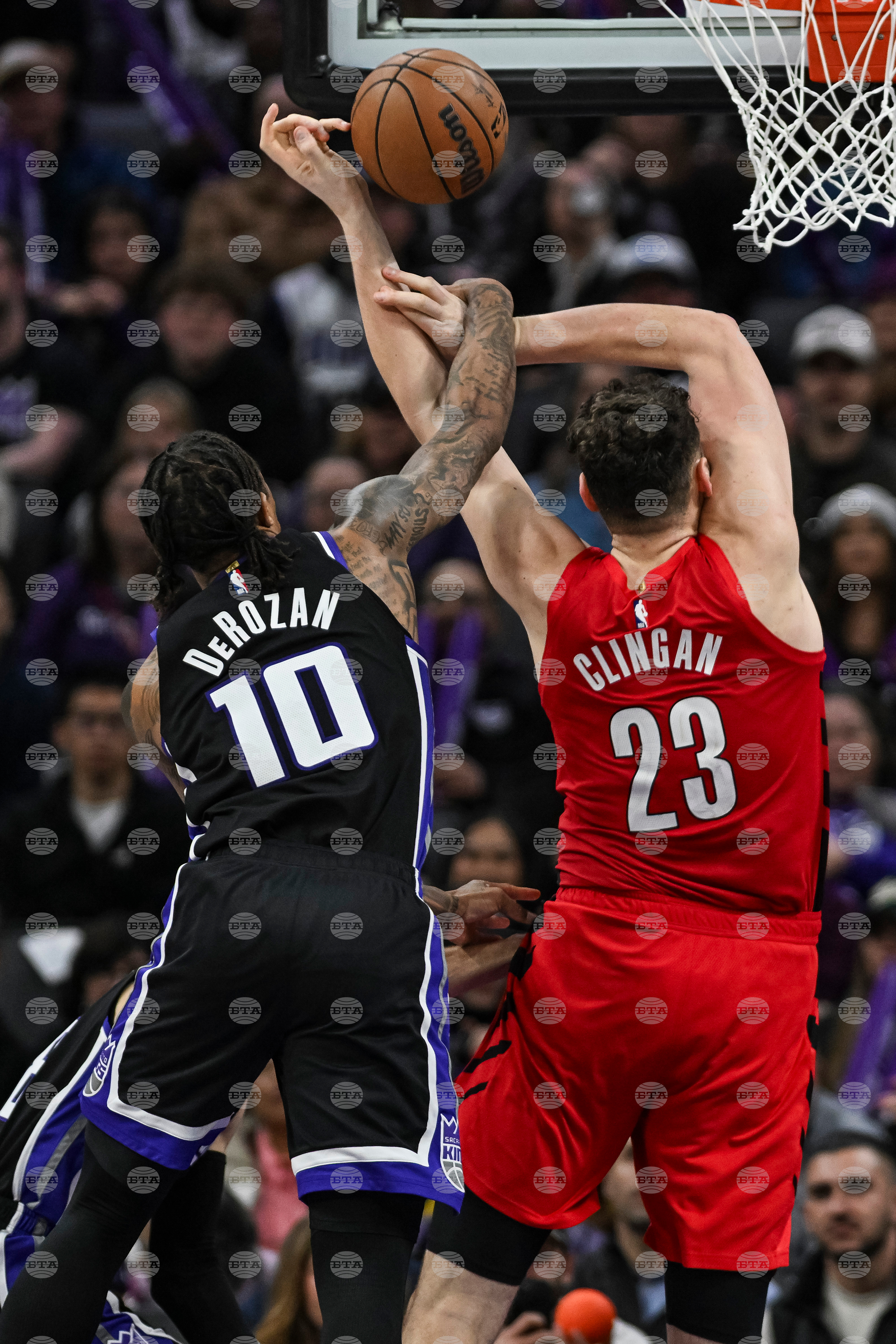 Trail Blazers Kings Basketball