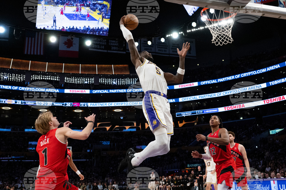 Raptors Lakers Basketball