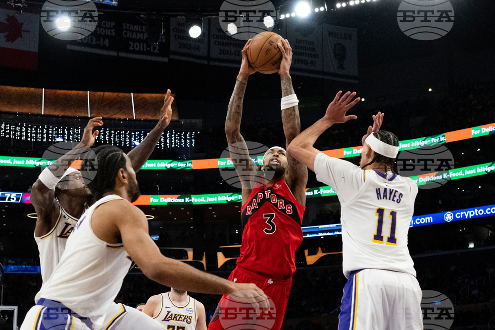 Raptors Lakers Basketball