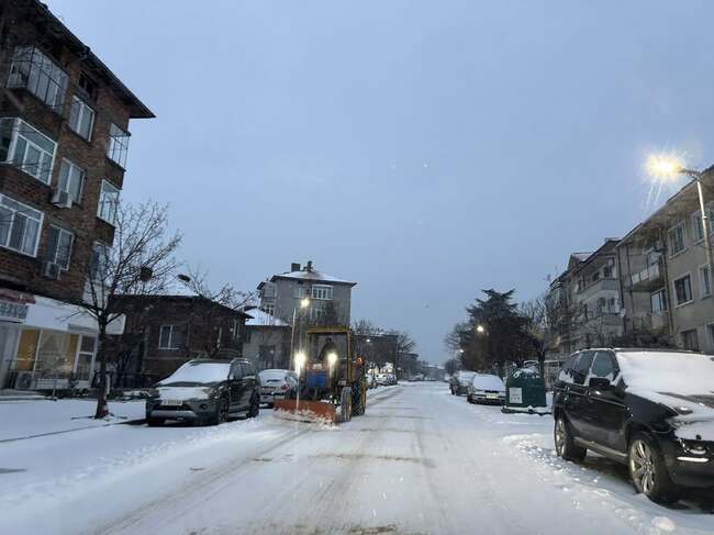 Пътищата в община Царево са проходими при зимни условия