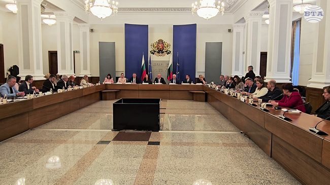 Заседанието на НСТС бе открито от вицепремиера в оставка Томислав Дончев