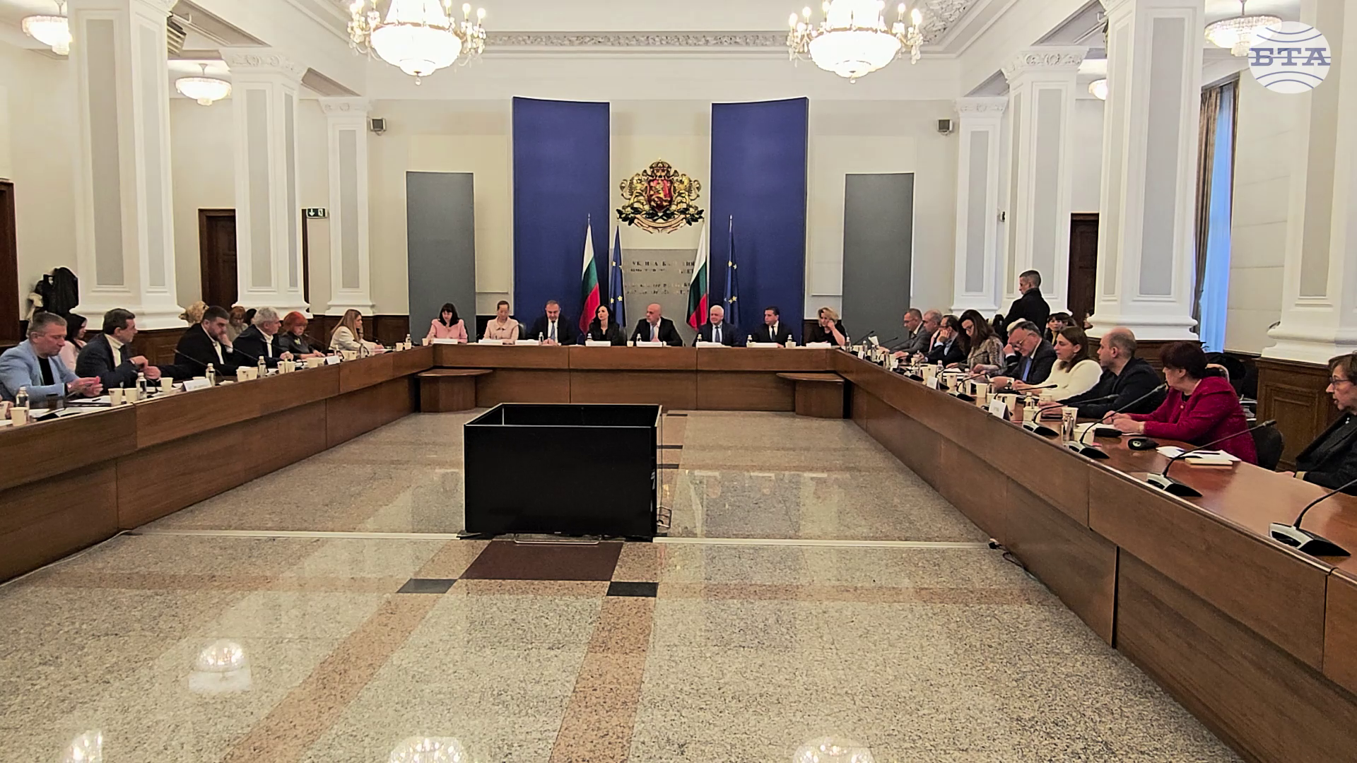 Заседанието на НСТС бе открито от вицепремиера в оставка Томислав Дончев