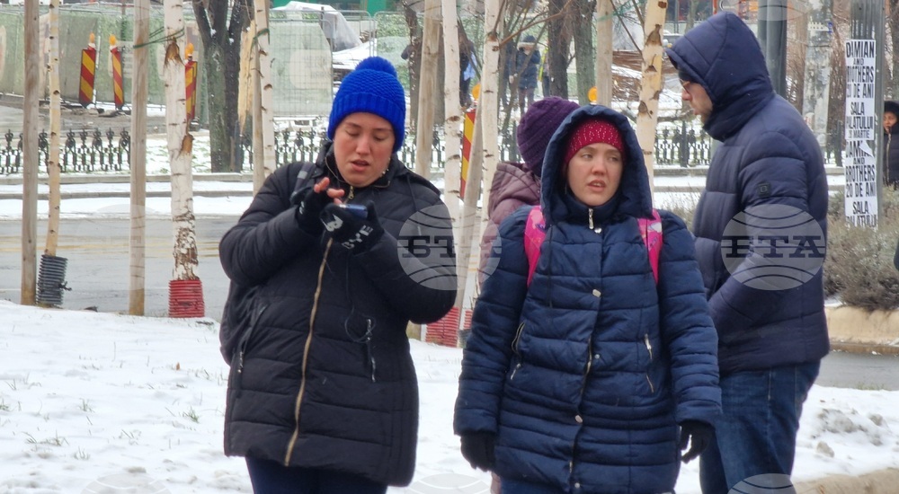 Най-студената сутрин за последните 60 години е била регистрирана в Румъния в неделя