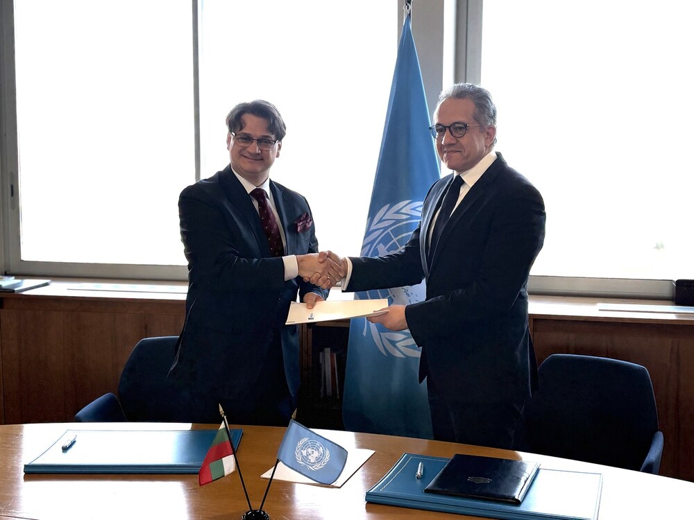 Министърът на културата Мариан Бачев и генералният директор на ЮНЕСКО Халед Ел-Енани подписаха споразумение за Центъра за подводна археология в Созопол