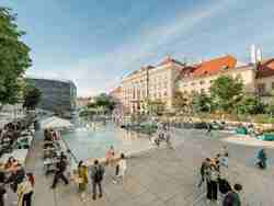 Музейният комплекс "Квартал на музеите" във Виена