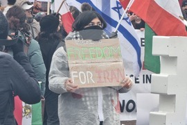 Франция - Страсбург - демонстрация срещу режима в Иран