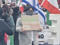 Франция - Страсбург - демонстрация срещу режима в Иран