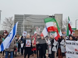 Франция - Страсбург - демонстрация срещу режима в Иран