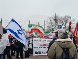 Франция - Страсбург - демонстрация срещу режима в Иран