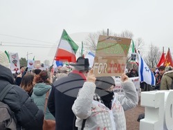 Франция - Страсбург - демонстрация срещу режима в Иран