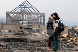 APTOPIX Chile Wildfires