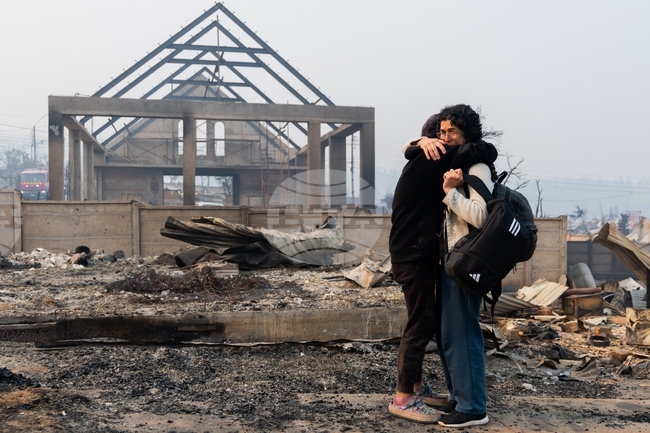 APTOPIX Chile Wildfires