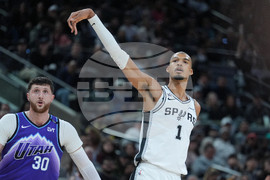 Jazz Spurs Basketball