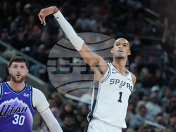 Jazz Spurs Basketball