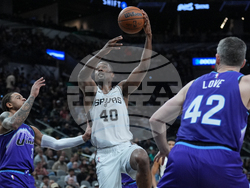 Jazz Spurs Basketball