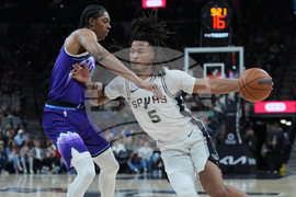 Jazz Spurs Basketball