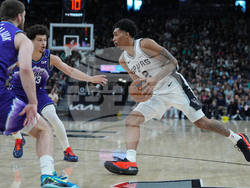 Jazz Spurs Basketball